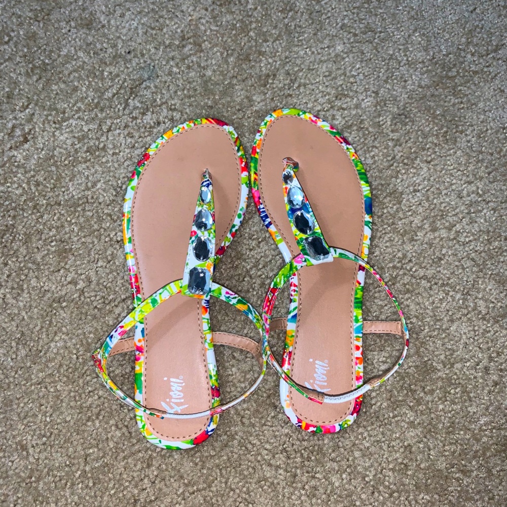 Colorful sandals